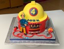 Kindertaarten - Brandweerman Sam taart Loek