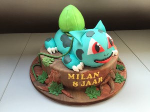 Kindertaarten - Pokemontaart Bulbasaur