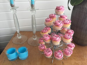 Cupcakes - Mini cupcakes roze toef