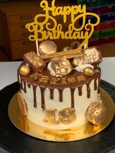 Drip Cake - Dripcake gouden deco