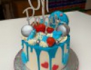 Drip Cake - Babyshower dripcake boy