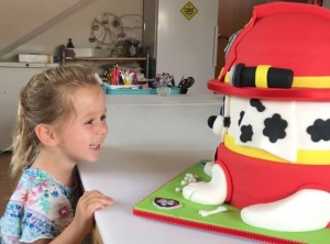 Kindertaarten - 3D Paw Patrol taart Marshall