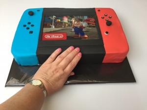 Kindertaarten - Nintendo Switch taart