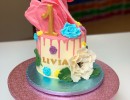 Drip cake - Flamingo drip cake