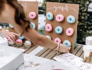 Cupcakes - Gender reveal donuts en cupcakes babyshower