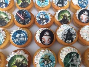 Cupcakes - Star Wars cupcakes met eetbare print