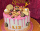 Drip Cake - Dripcake Liz met roze drip
