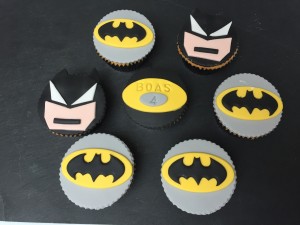 Cupcakes - Batman cupcakes vleermuis