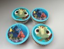 Cupcakes - Cupcakes met eetbare print van Finding Nemo